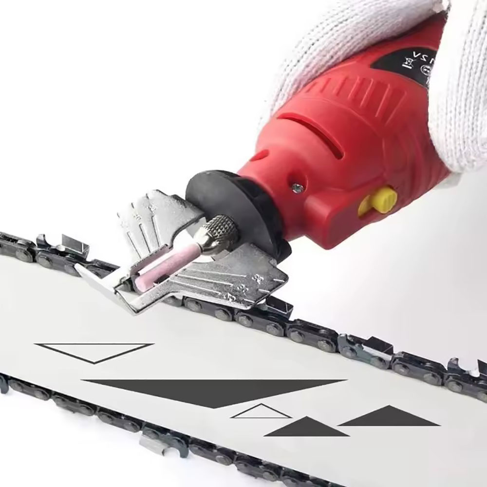 Power Tools World - Kit de afilado de motosierra, afilador