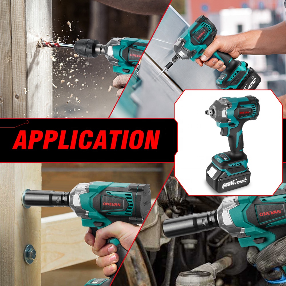Power Tools In Electrical - Llave de Impacto Eléctrica sin Escobillas