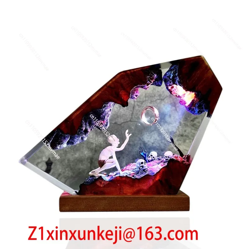 Power Tools World - Anillo de Gollum con Luz LED,