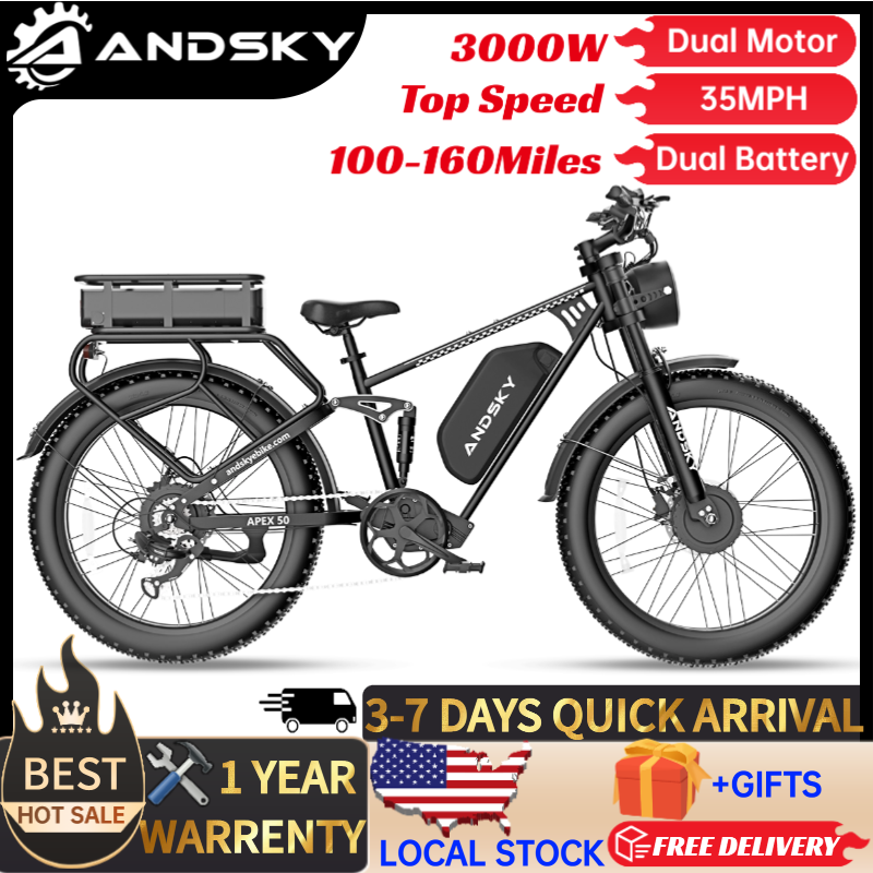 Bicicleta Eléctrica ANDSKY Ape - Power Tools World reseña y precio